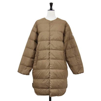 ライト ダウン コート OR-A0427 DPL / LIGHT DOWN COAT ロング ノーカラー クルーネック