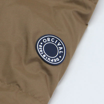 ライト ダウン コート OR-A0427 DPL / LIGHT DOWN COAT ロング ノーカラー クルーネック