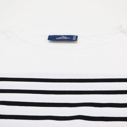 ナヴァル ボーダー 長袖 Tシャツ / NAVAL バスクシャツ カットソー ボートネック コットン