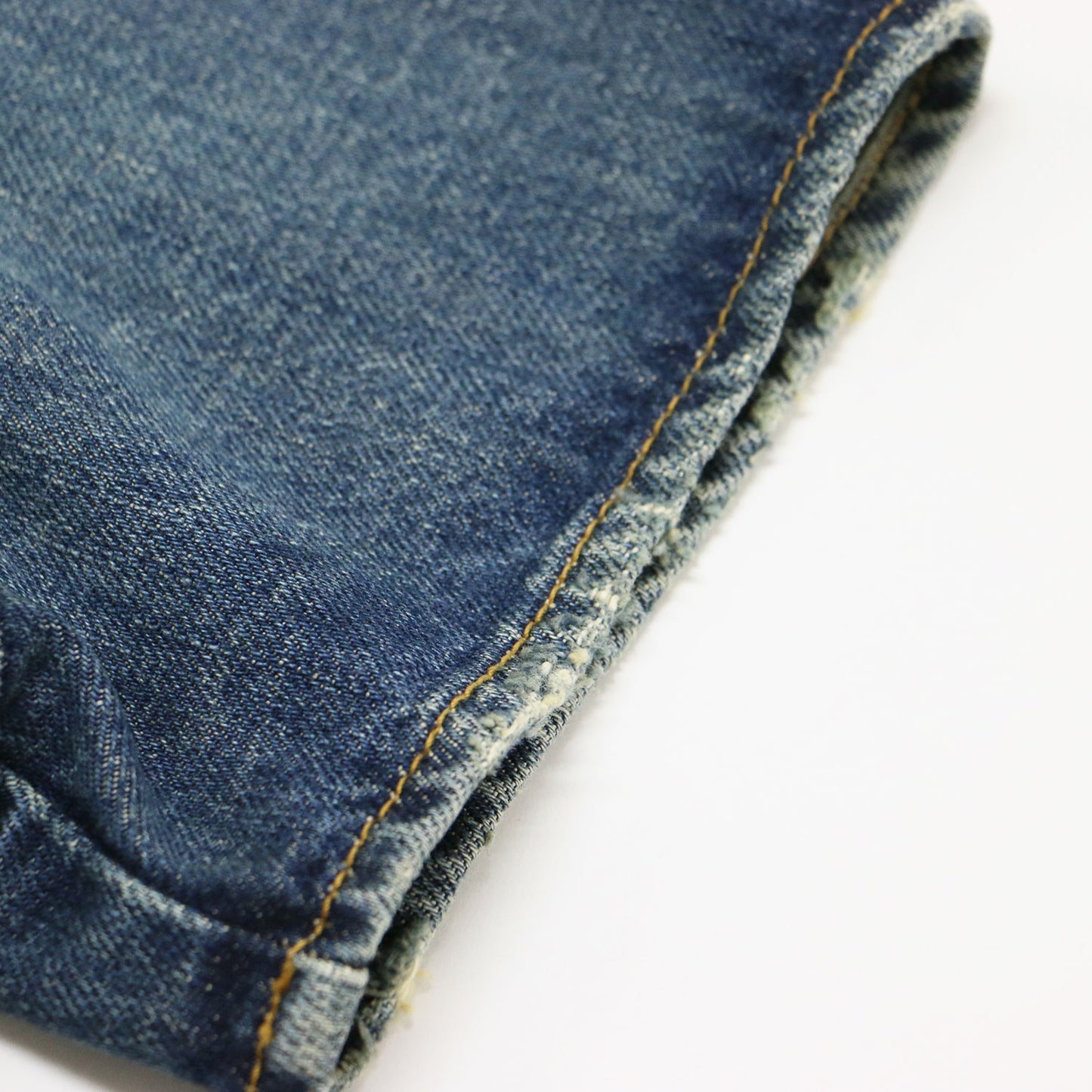 デニム シャツ ワンピース / ミニ丈 半袖 タイト スナップボタン ダメージ加工 コットン