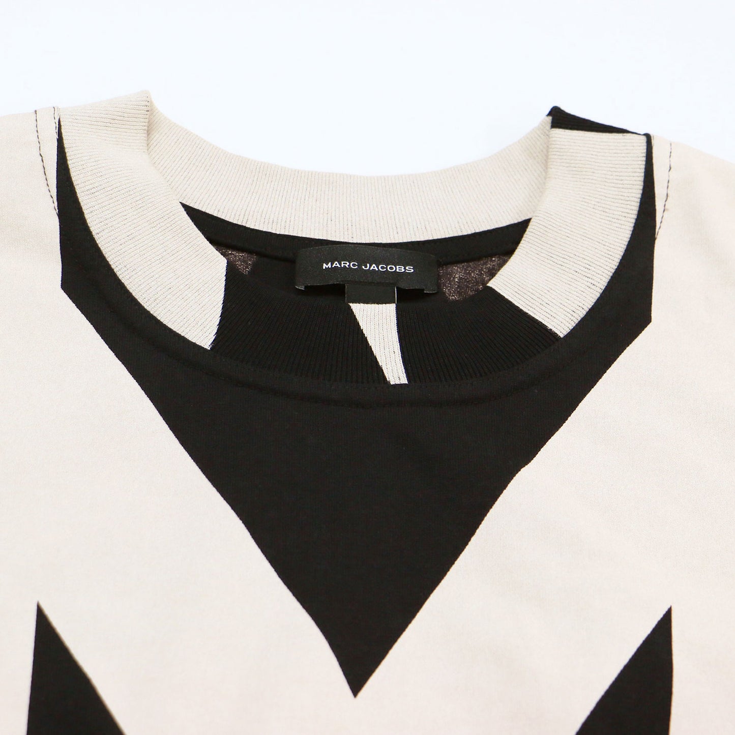 シームド モノグラム ドレス / SEAMED MONOGRAM DRESS ワンピース ミニ丈 半袖 バルーンスリーブ コットン