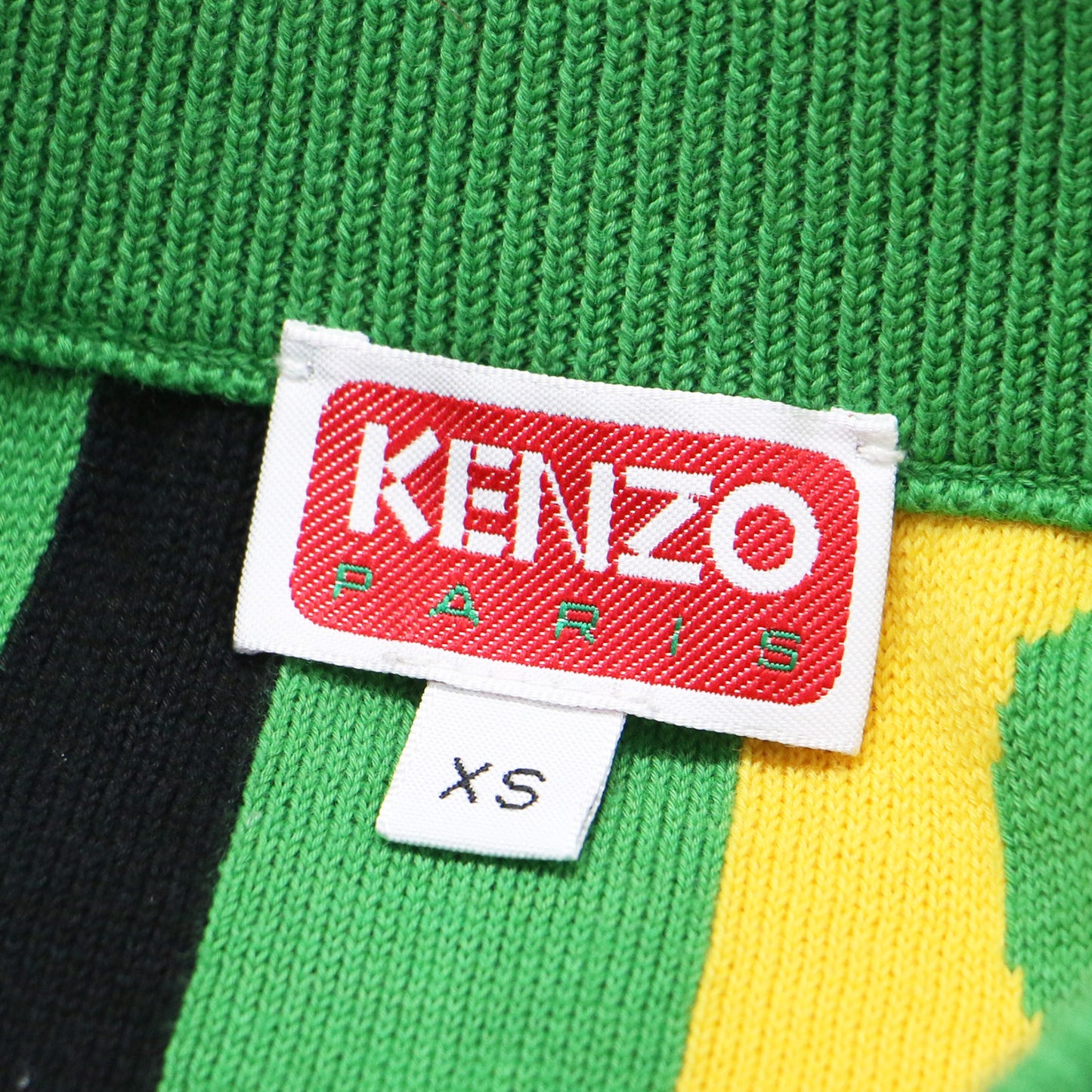 ロゴ ジャガード ミニ スカート / タイト ニット ウエストゴム コットン