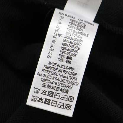 ロゴ プリント パーカー ワンピース / チュニック フーディ スウェット ミディ丈 長袖 裏毛 コットン