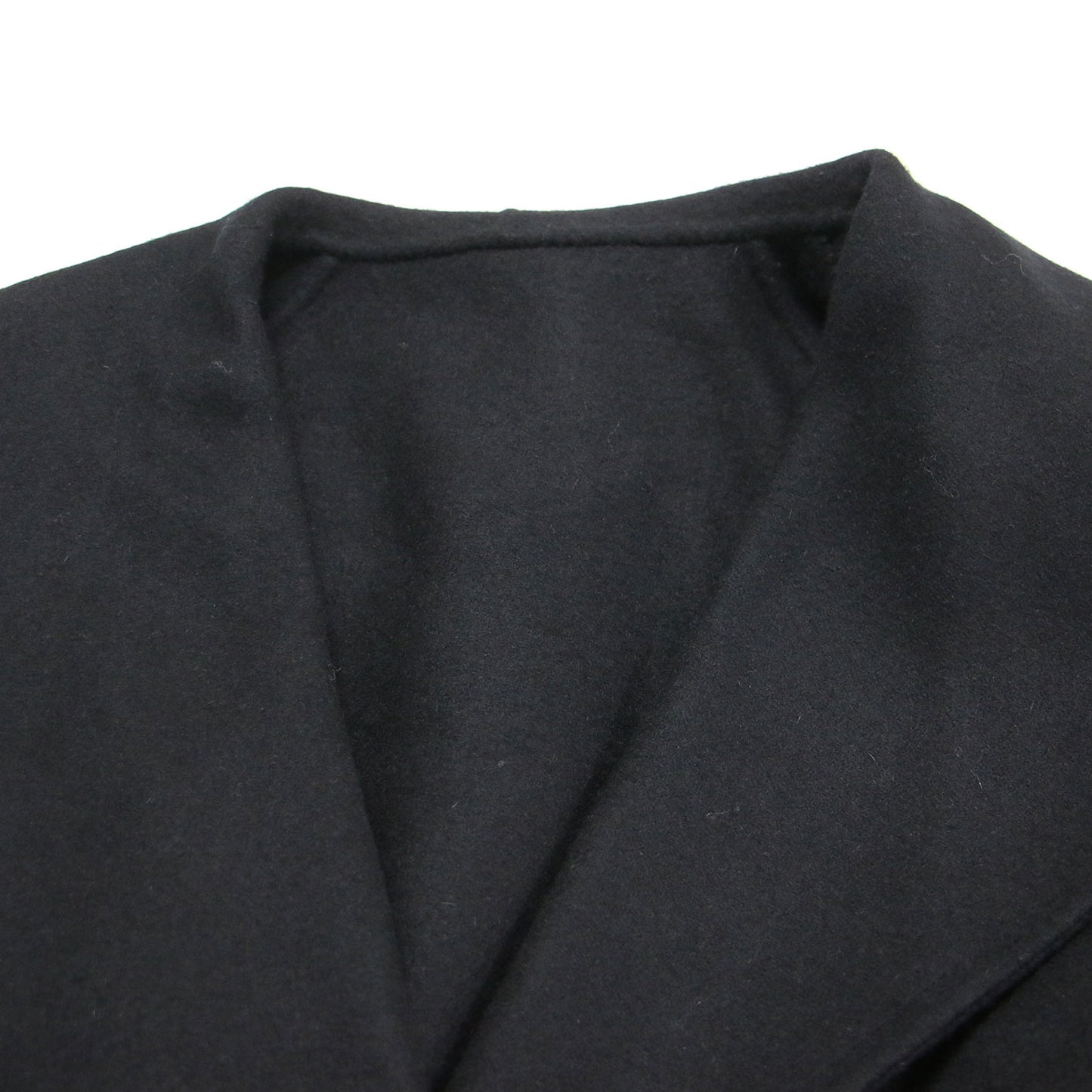 ウール リバー ガウン コート / ロング ショールカラー ベルト付き オーバーサイズ