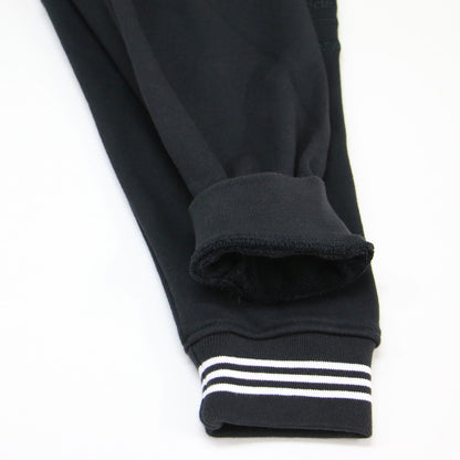 × Disney ショート丈 スウェット パーカー / フーディ プルオーバー ワッペン 長袖 裏毛 コットン