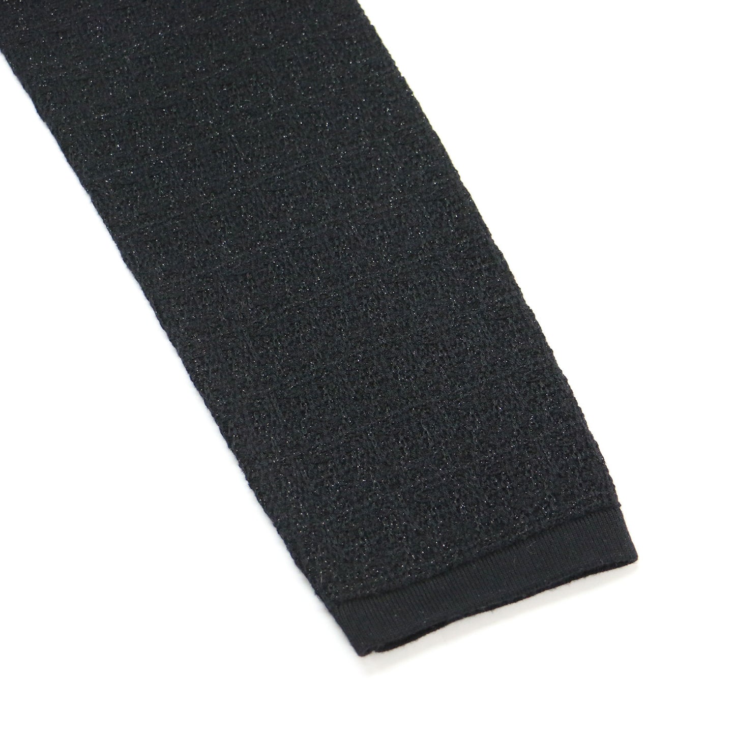 ツイード ニット カーデ スカート セットアップ / ノーカラー ロング丈 タイト 金ボタン フリンジ