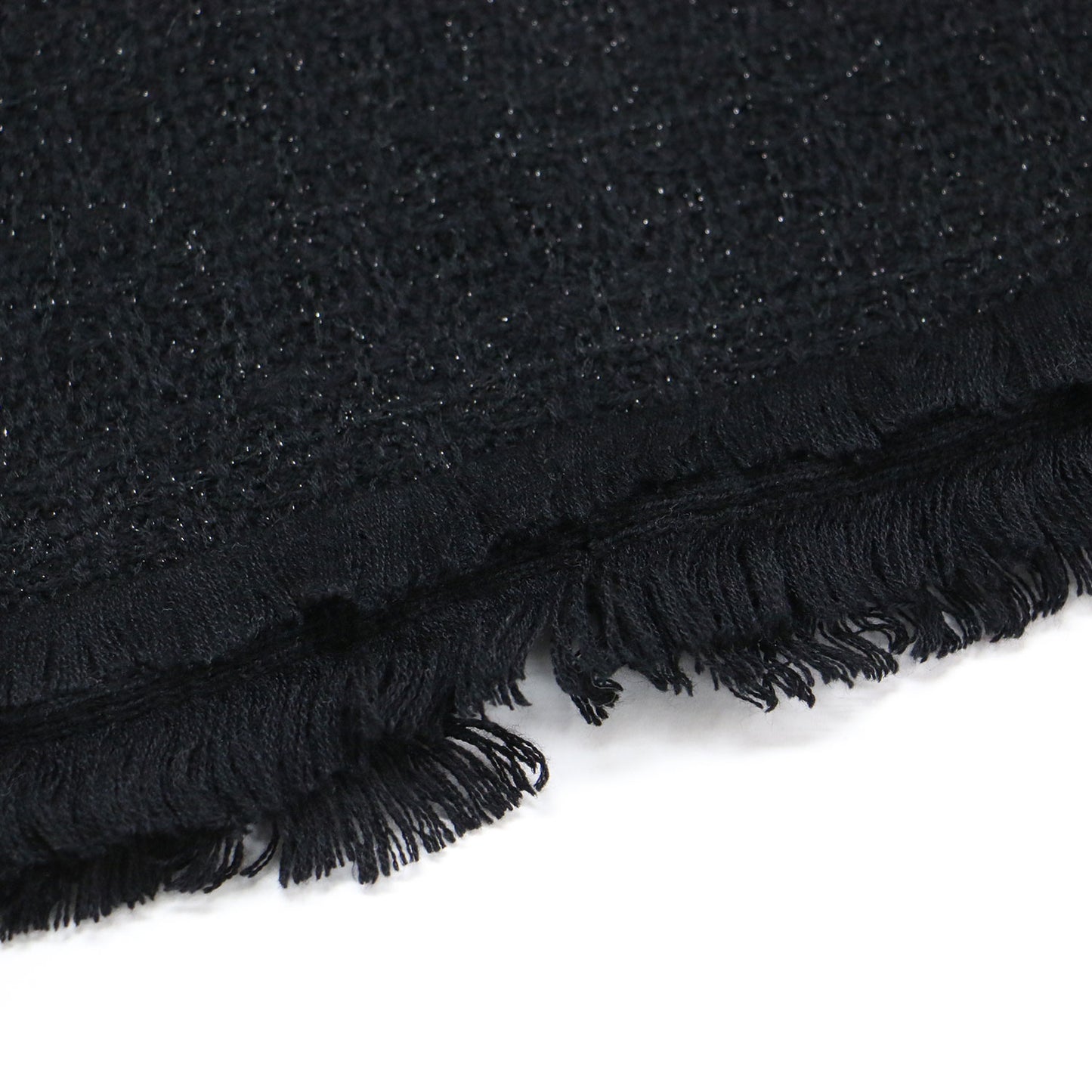 ツイード ニット カーデ スカート セットアップ / ノーカラー ロング丈 タイト 金ボタン フリンジ