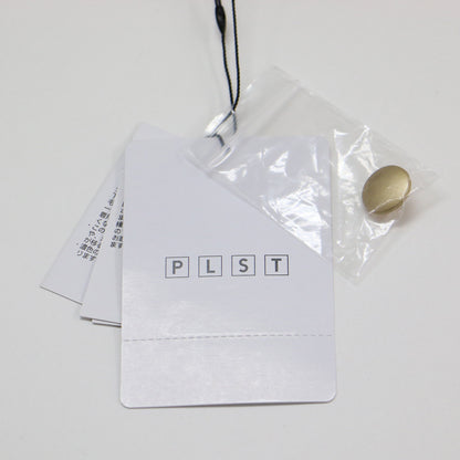 ツイード ニット カーデ スカート セットアップ / ノーカラー ロング丈 タイト 金ボタン フリンジ