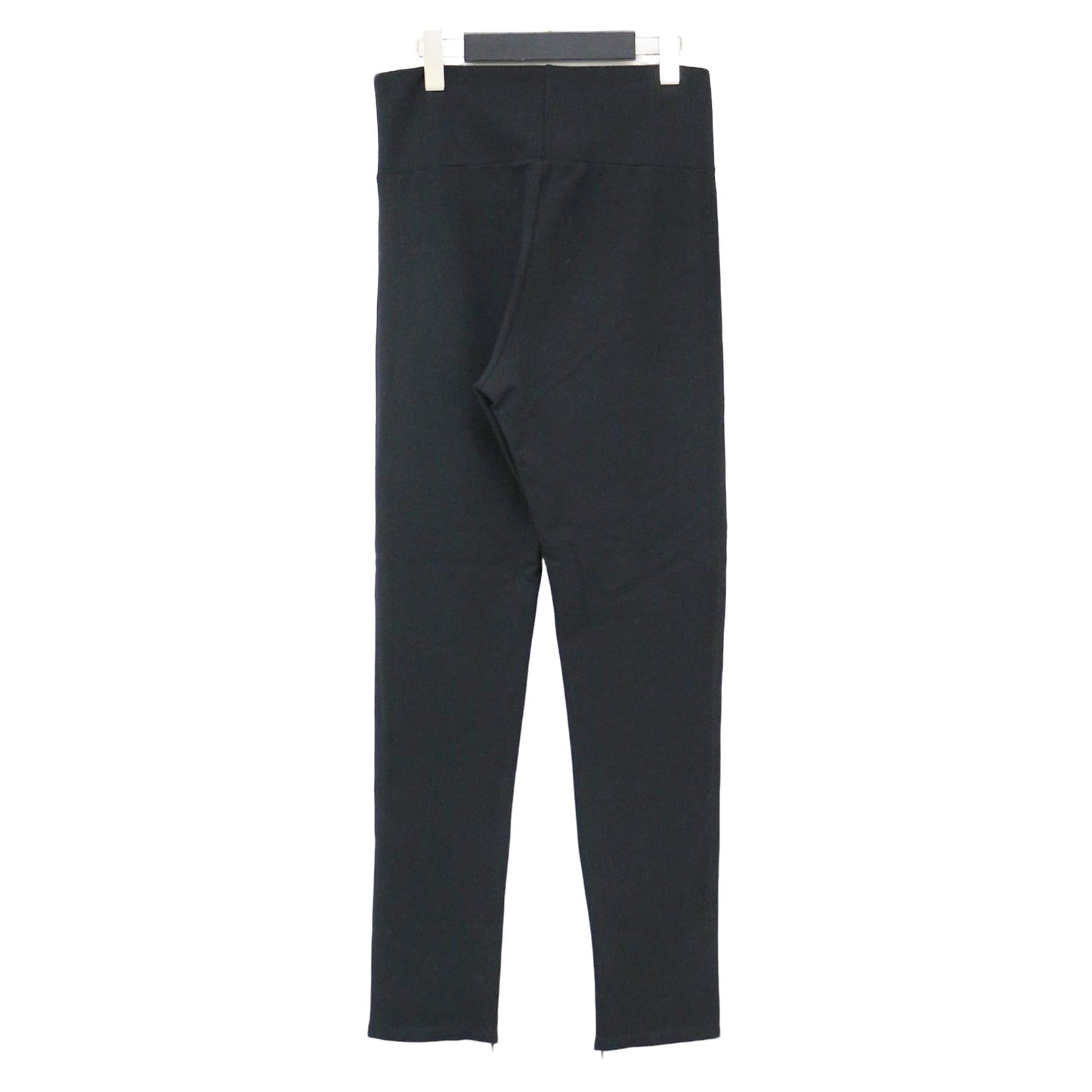 ジップ レギンス パンツ / スリム ハイウエスト スリット ストレッチ