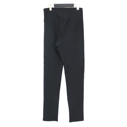 ジップ レギンス パンツ / スリム ハイウエスト スリット ストレッチ