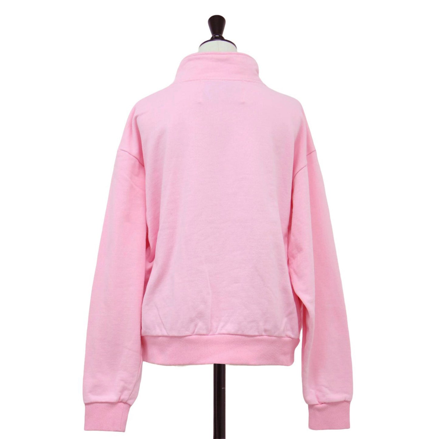 × SHIPS 別注 25春夏 ハーフ ジップ プルオーバー / スウェット ショート丈 長袖 スタンドカラー ロゴ 刺繍 裏毛 コットン