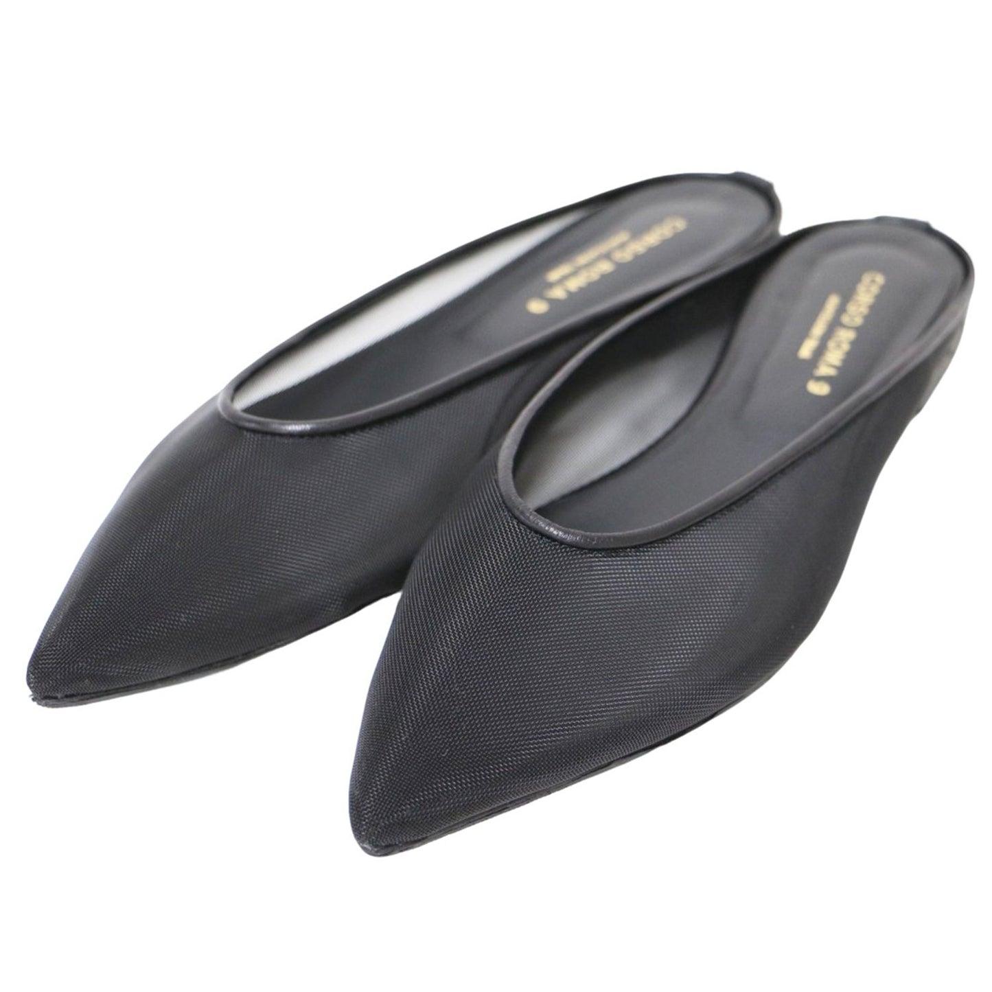 × Plage 別注 25春夏 メッシュ フラット ミュール / MESH FLAT ポインテッドトゥ シアー素材