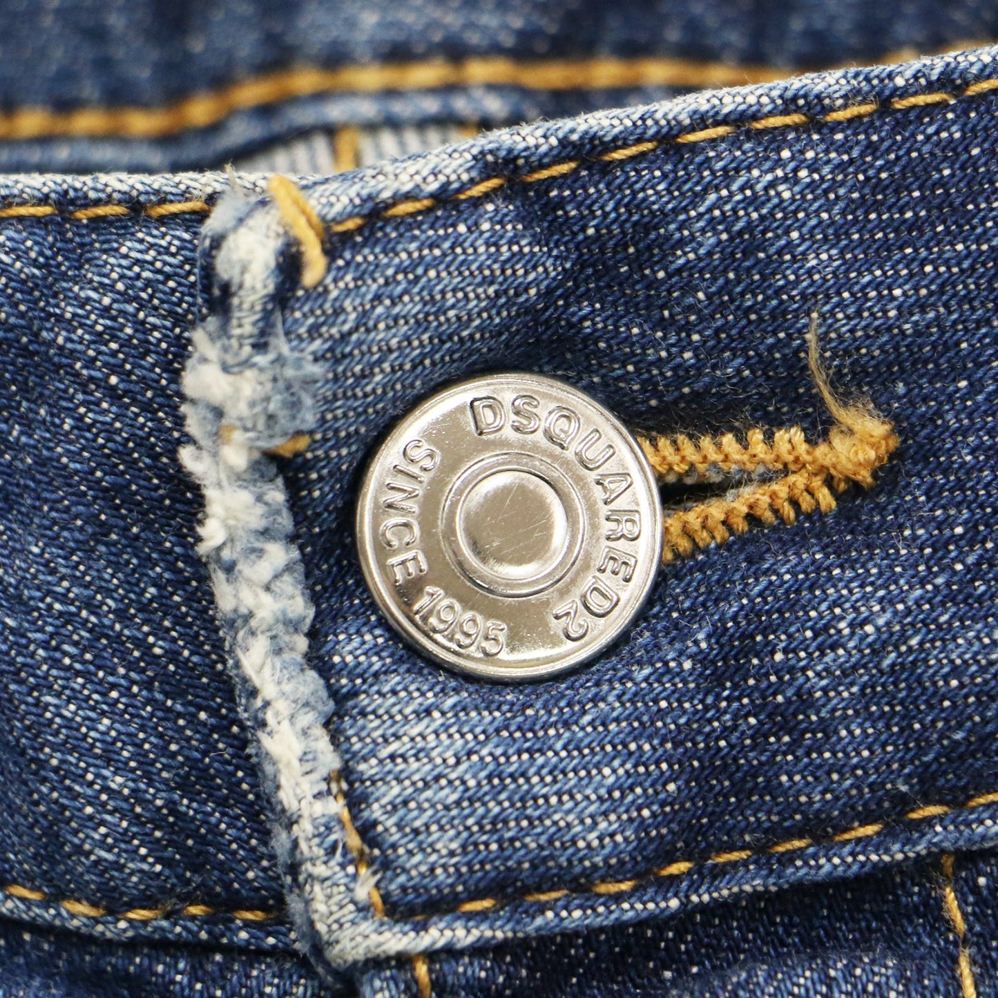 スキニー デニム パンツ / スリム ダメージ加工 ペイント加工 ストレッチ コットン