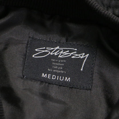 総柄 キルティング フード ジャケット / ブルゾン ショート丈 長袖 ジップアップ 中わた