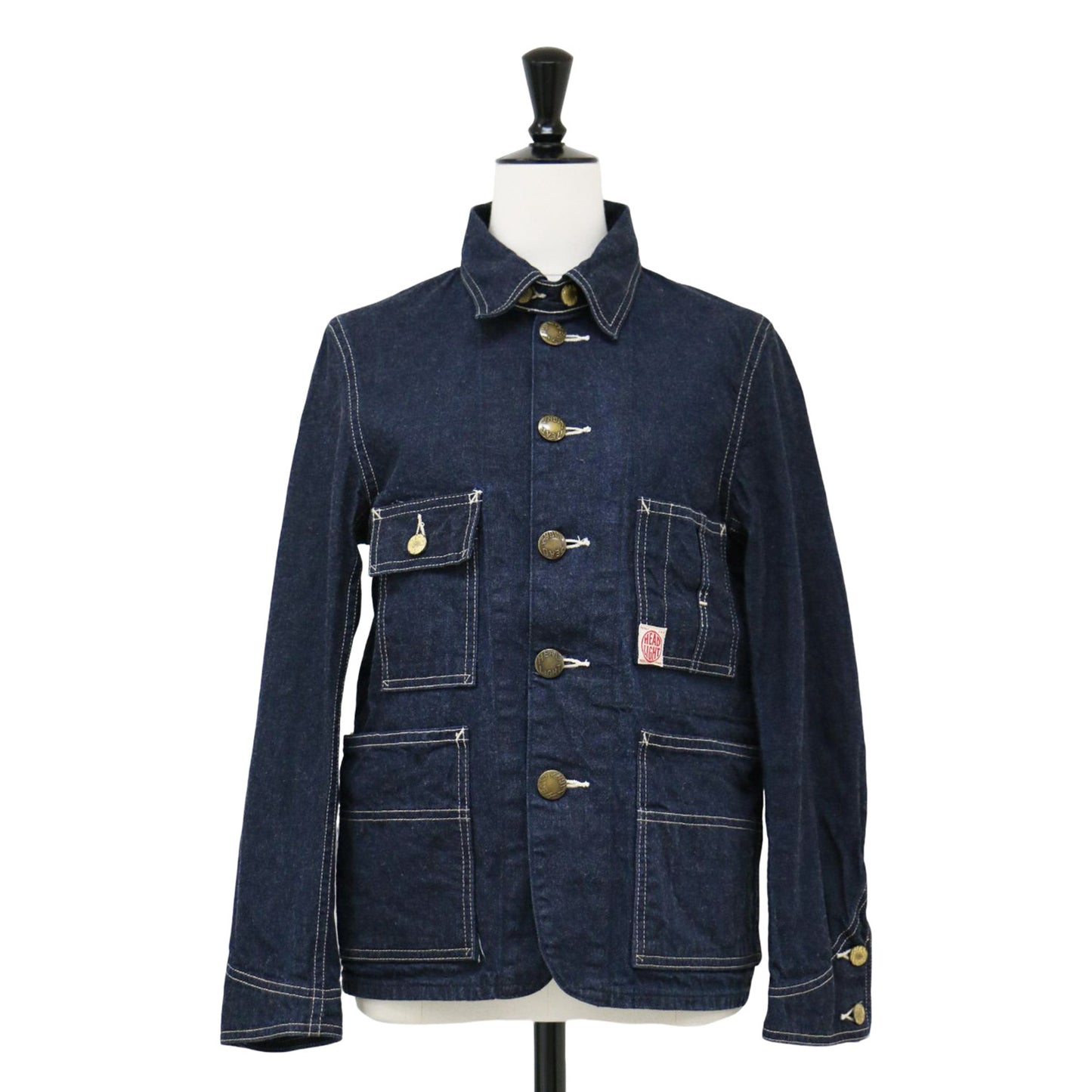 × BEAMS BOY 別注 チンスト ワンウォッシュ カバーオール / デニムジャケット コンパクト コットン