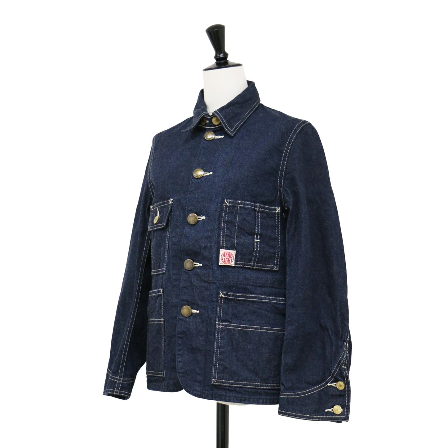 × BEAMS BOY 別注 チンスト ワンウォッシュ カバーオール / デニムジャケット コンパクト コットン
