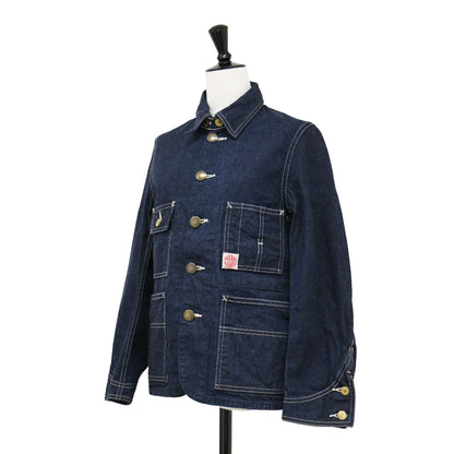 × BEAMS BOY 別注 チンスト ワンウォッシュ カバーオール / デニムジャケット コンパクト コットン
