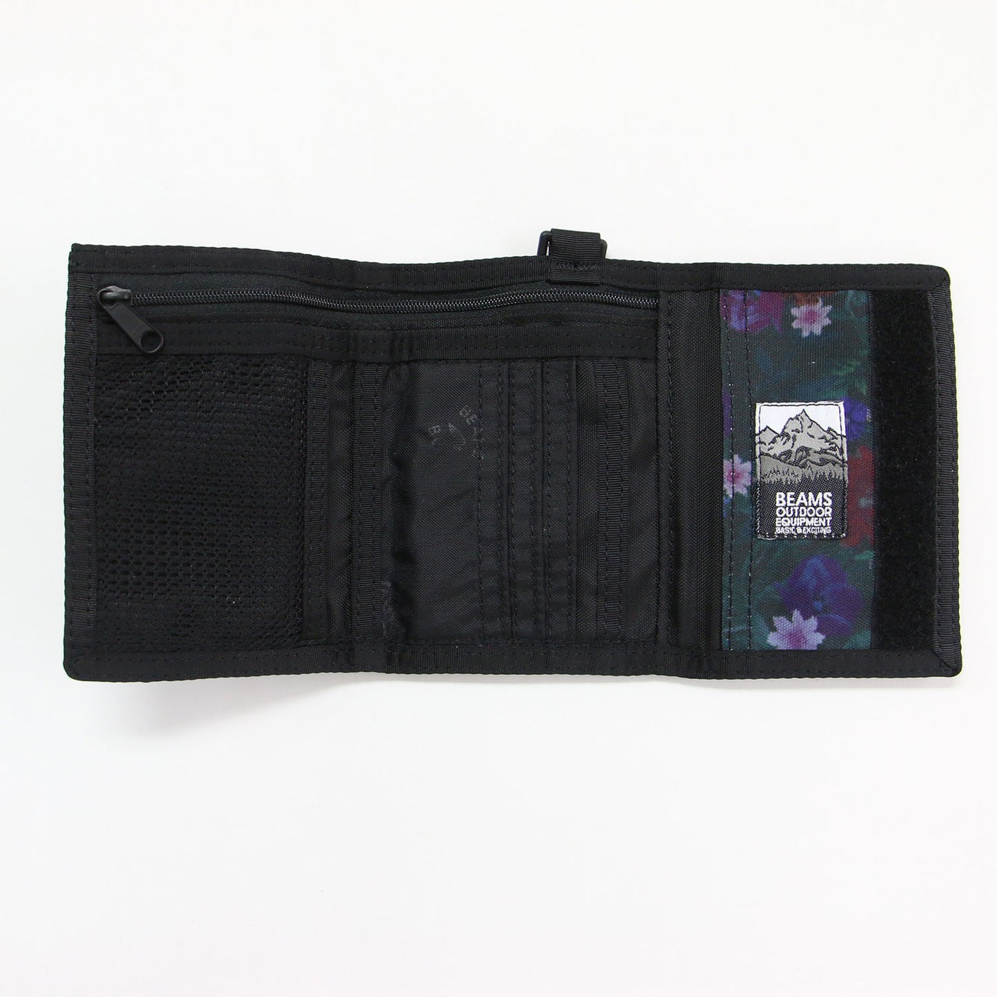 ×BEAMS BOY 別注 20秋冬 フラワープリント 三つ折り財布 / GARDEN TRIFOLD WALLET ウォレット ベルクロ