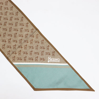 Hモノグラム スカーフ / リボン 配色 ライン ロゴ