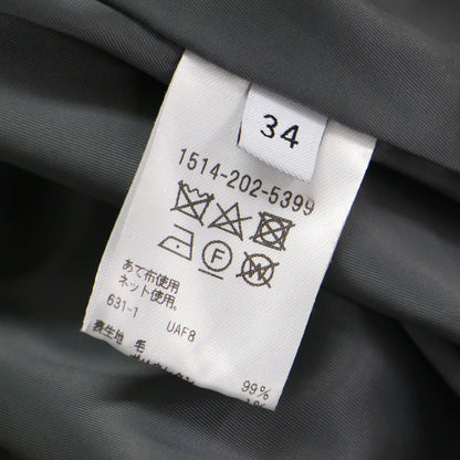 24秋冬 フランネル 2タック テーパード パンツ / スラックス センタープレス ウール