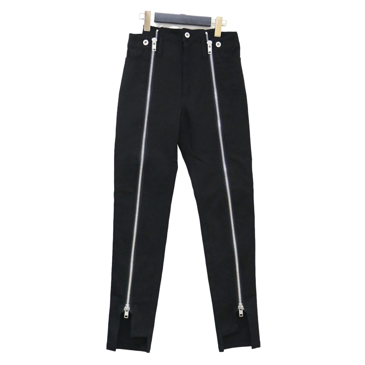 ストレッチ スキニー ジップ パンツ / Stretch Drill Skinny Zip Pants スリム コットン