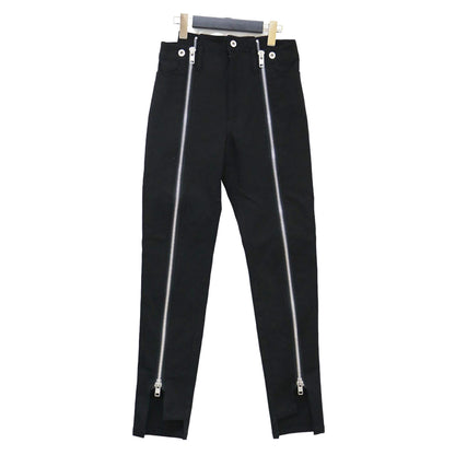 ストレッチ スキニー ジップ パンツ / Stretch Drill Skinny Zip Pants スリム コットン