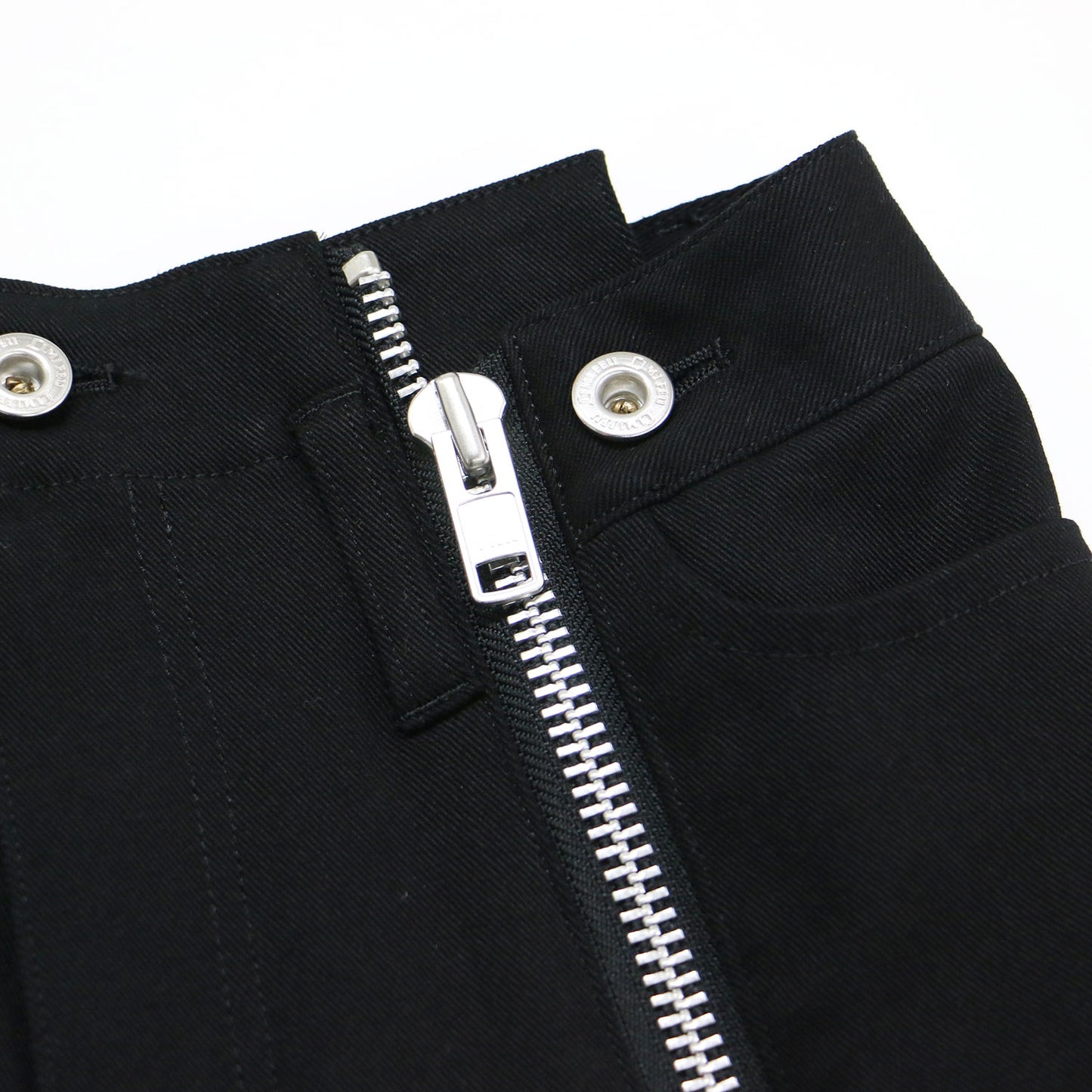ストレッチ スキニー ジップ パンツ / Stretch Drill Skinny Zip Pants スリム コットン