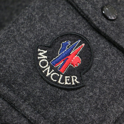 ウール ダウン ジャケット / BADIA ショート丈 フード付き スタンドカラー