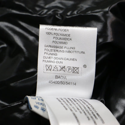 ウール ダウン ジャケット / BADIA ショート丈 フード付き スタンドカラー