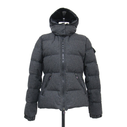 ウール ダウン ジャケット / BADIA ショート丈 フード付き スタンドカラー