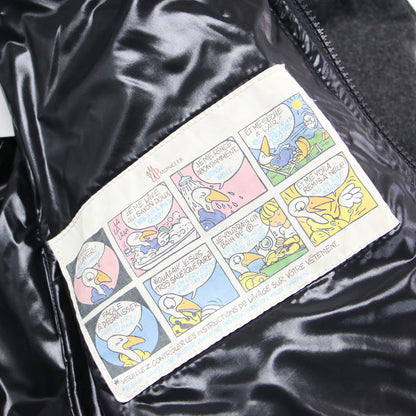 ウール ダウン ジャケット / BADIA ショート丈 フード付き スタンドカラー