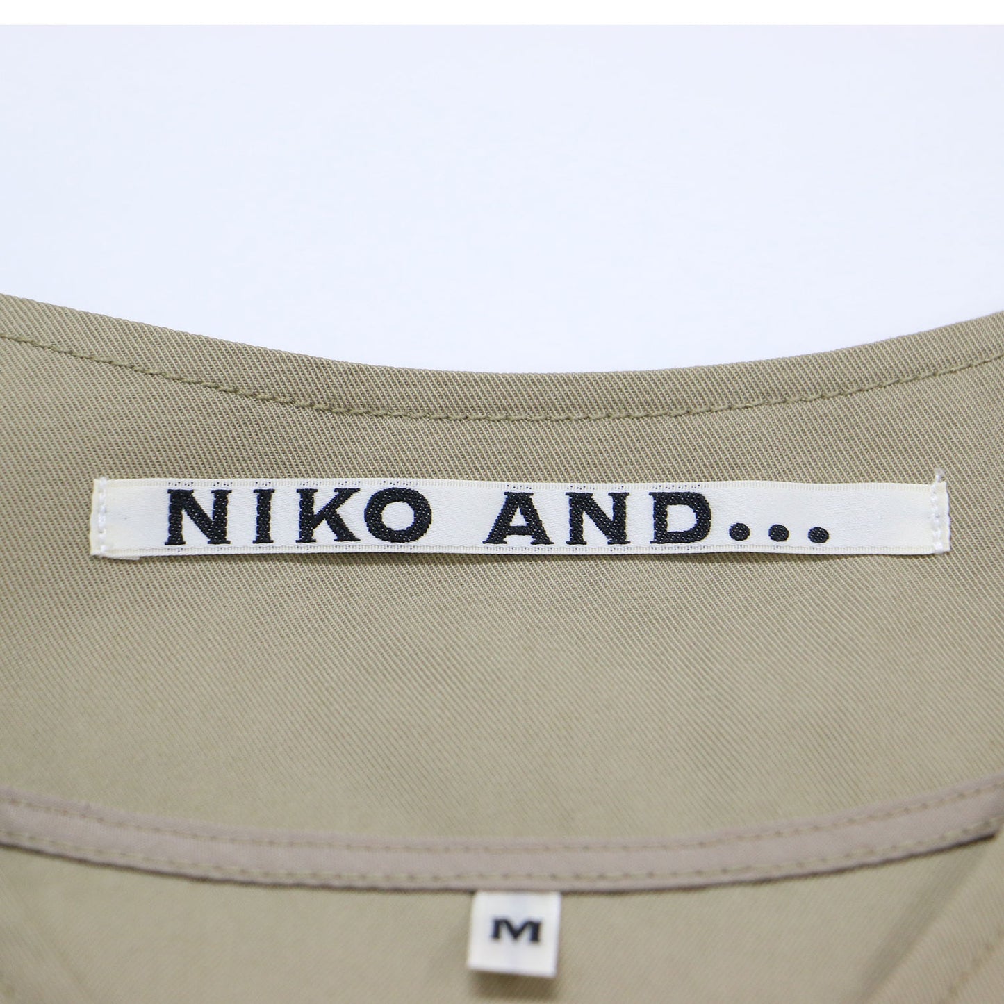 × niko and... 別注 2WAY ジャンパースカート / サロペット ロング Vネック タック Aライン