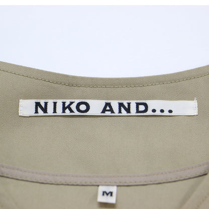 × niko and... 別注 2WAY ジャンパースカート / サロペット ロング Vネック タック Aライン
