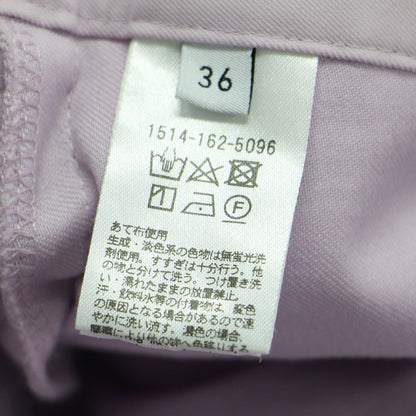 アジャストヘム タック パンツ / テーパード センタープレス コットン