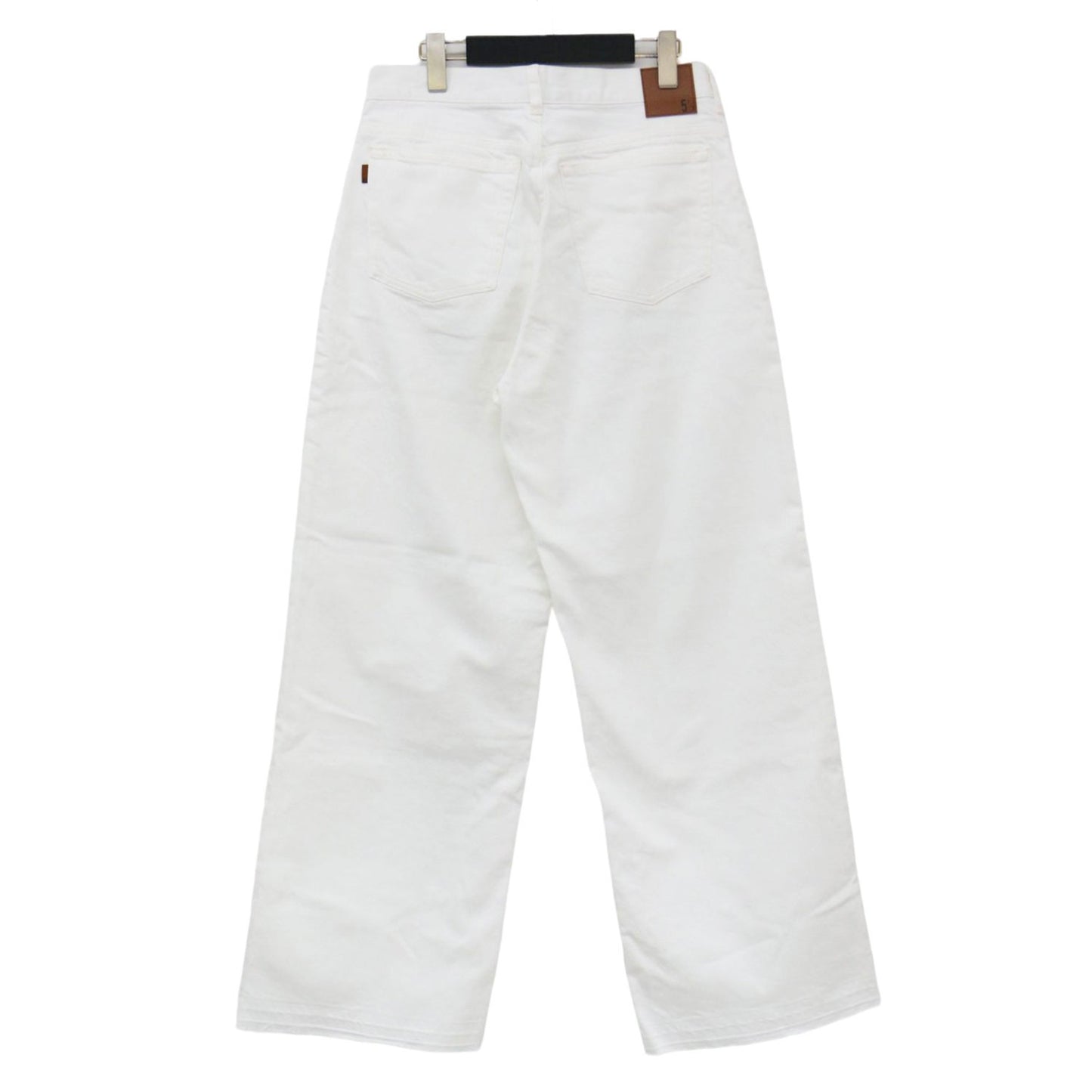 5 1/2 24春夏 ルーズ ストレート デニム パンツ / LOOSE-STRAIGHT DENIM ワイド ローライズ カットオフ コットン