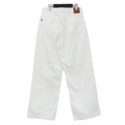 5 1/2 24春夏 ルーズ ストレート デニム パンツ / LOOSE-STRAIGHT DENIM ワイド ローライズ カットオフ コットン