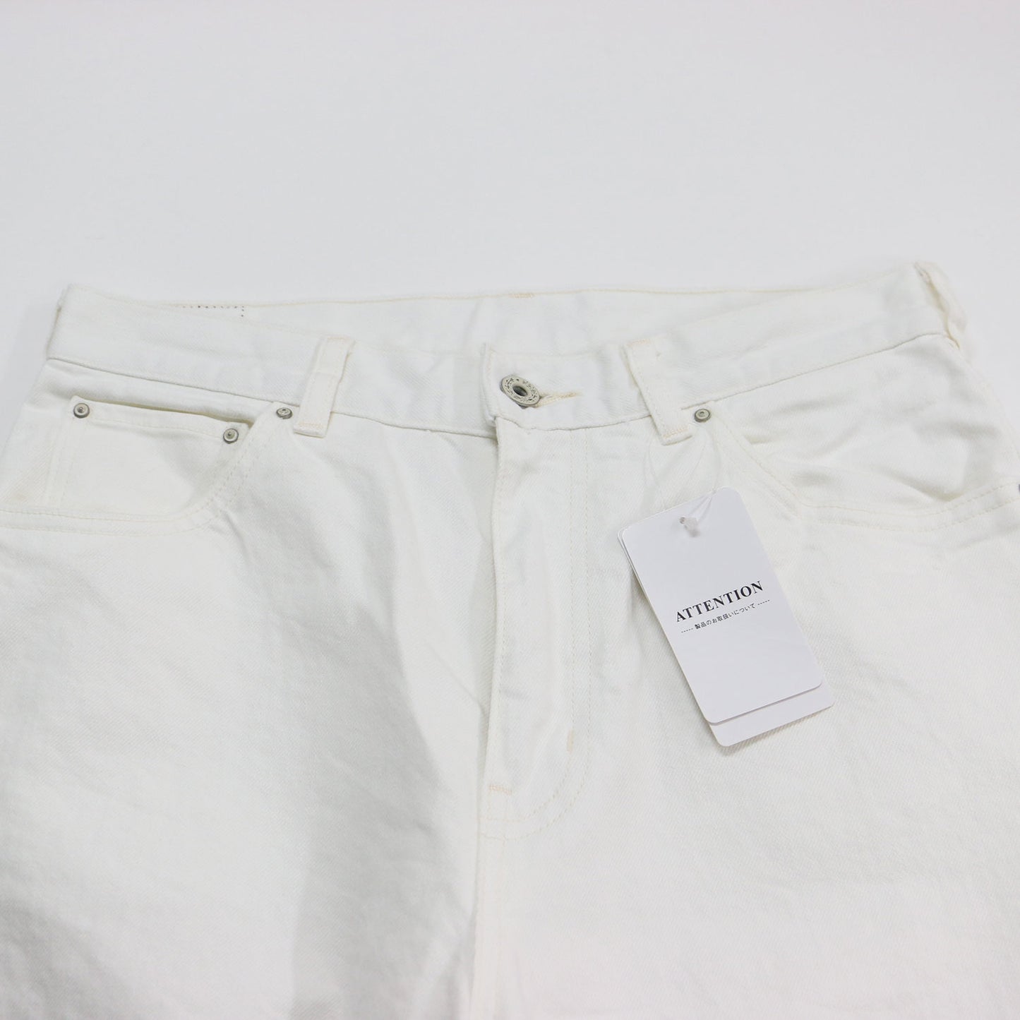 5 1/2 24春夏 ルーズ ストレート デニム パンツ / LOOSE-STRAIGHT DENIM ワイド ローライズ カットオフ コットン