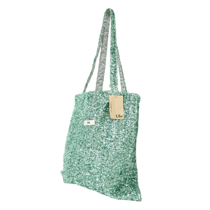 × Spick&Span 別注 24春夏 スパンコール トートバッグ / Spangle Tote Bag ロゴ 肩掛け