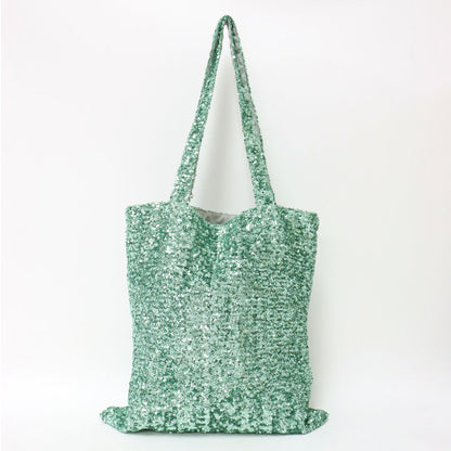 × Spick&Span 別注 24春夏 スパンコール トートバッグ / Spangle Tote Bag ロゴ 肩掛け
