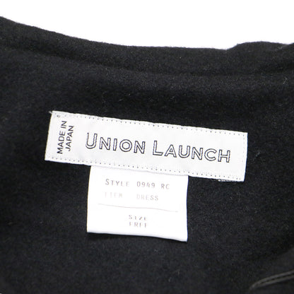 23秋冬 セーラーカラー ワンピース / SAILOR SHIRTS DRESS 長袖 Vネック オーバーサイズ ウール