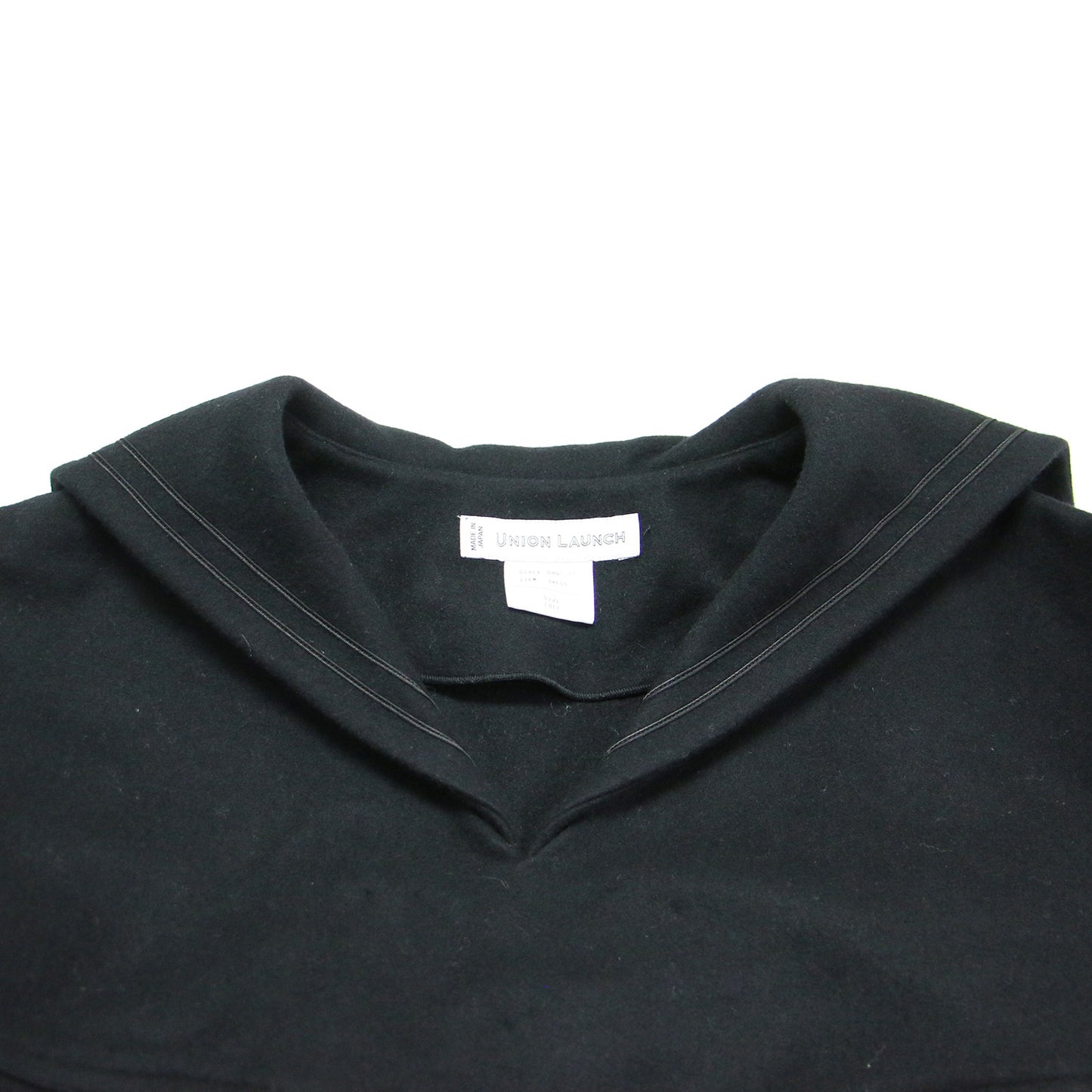 23秋冬 セーラーカラー ワンピース / SAILOR SHIRTS DRESS 長袖 Vネック オーバーサイズ ウール