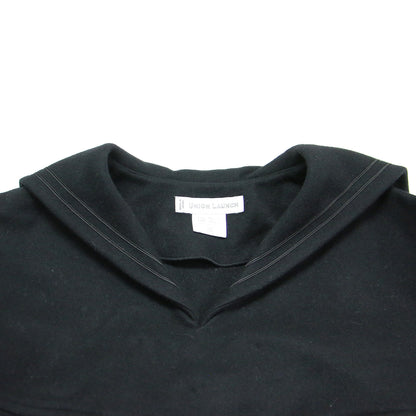 23秋冬 セーラーカラー ワンピース / SAILOR SHIRTS DRESS 長袖 Vネック オーバーサイズ ウール