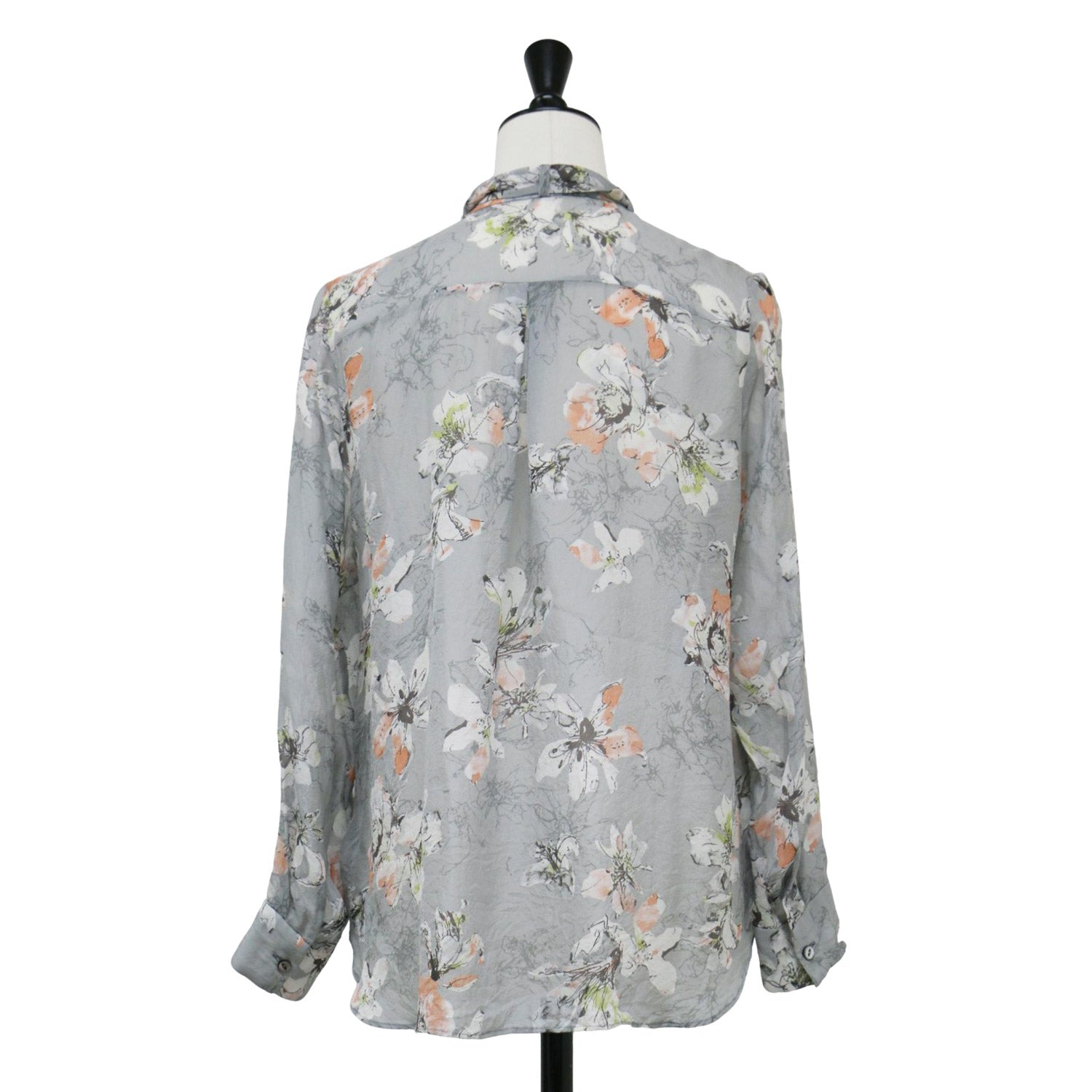 訳あり特価 TOMORROWLAND シルククローバープリント ボウタイブラウス セール】 シルククローバープリント ボウタイブラウス （シャツ