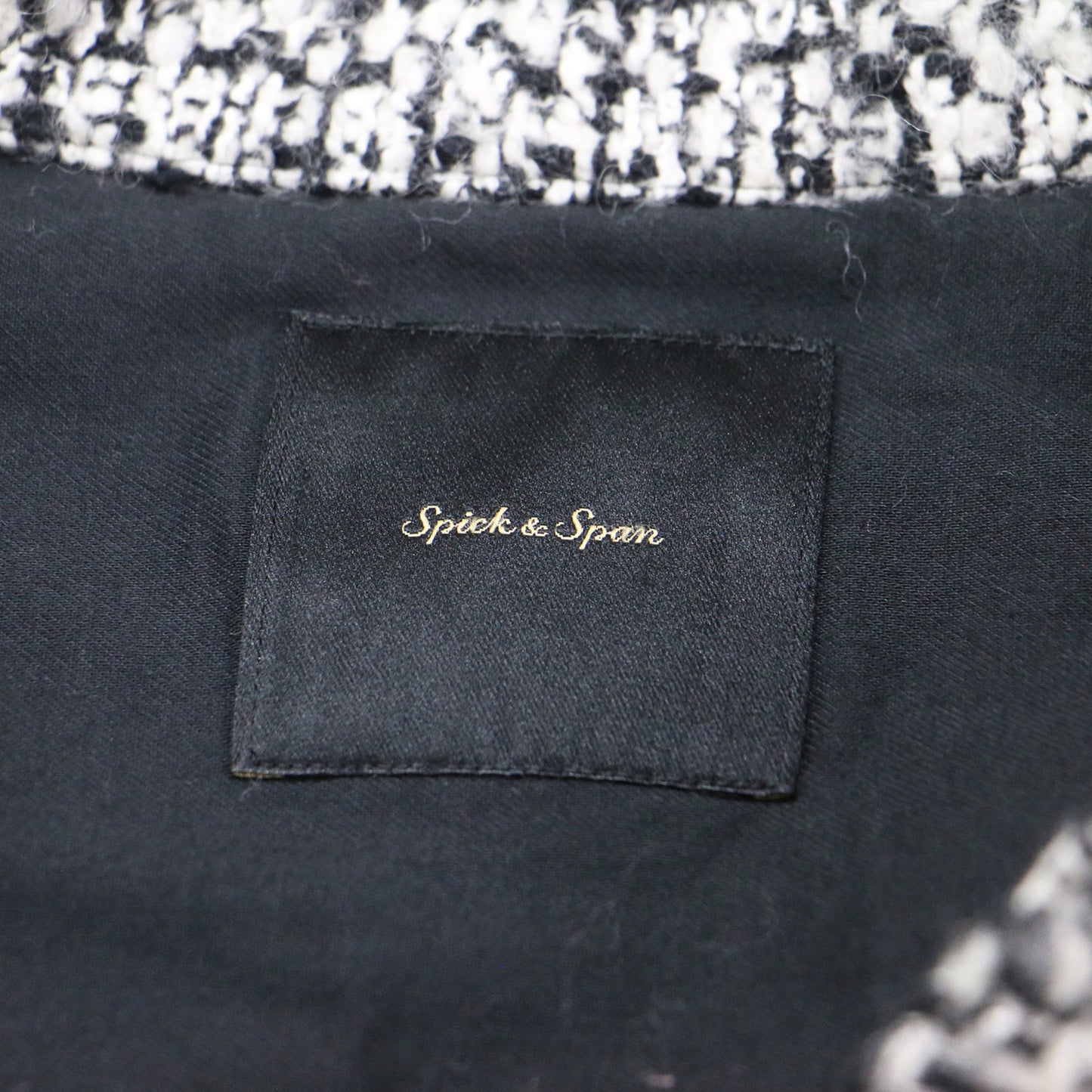 21秋冬 ロービング ウール ツイード ブルゾン / シャツ ジャケット 長袖 オーバーサイズ ツイード