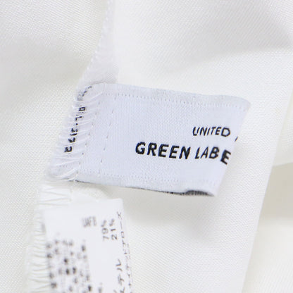 24春夏 襟付き ワイド ショートスリーブ シャツ / ブラウス 半袖 スリット 接触冷感