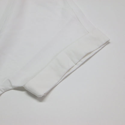 24春夏 襟付き ワイド ショートスリーブ シャツ / ブラウス 半袖 スリット 接触冷感