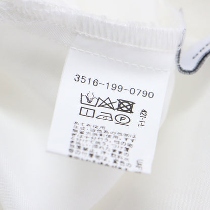 24春夏 襟付き ワイド ショートスリーブ シャツ / ブラウス 半袖 スリット 接触冷感