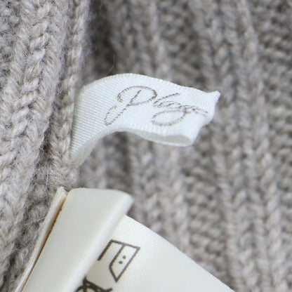 20秋冬 マキシ ワイド リブ タートル ニット / MAXI wide rib turtle プルオーバー 長袖 ウール