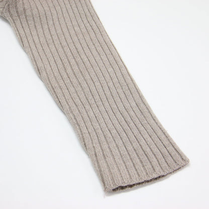 20秋冬 マキシ ワイド リブ タートル ニット / MAXI wide rib turtle プルオーバー 長袖 ウール