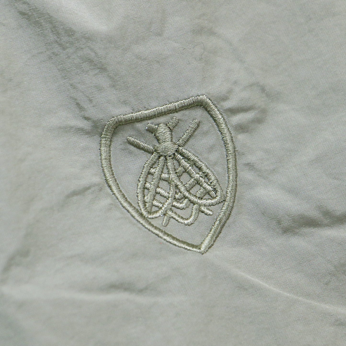 Koma Thermo ナイロン タフタ モッズコート / ロング フード付き ラグランスリーブ 中綿